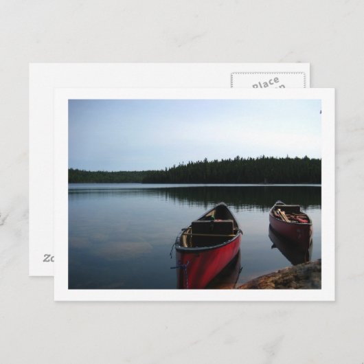 Canoe Canada Briefkaart (Voorkant / Achterkant)