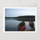 Canoe Canada Briefkaart (Voorkant)