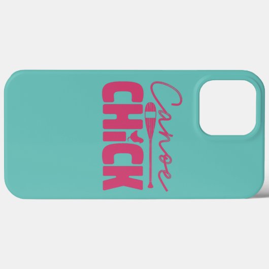 Canoe Canoeing Girl Chicken Canoe Chick Case-Mate iPhone Case (Achterkant (horizontaal))