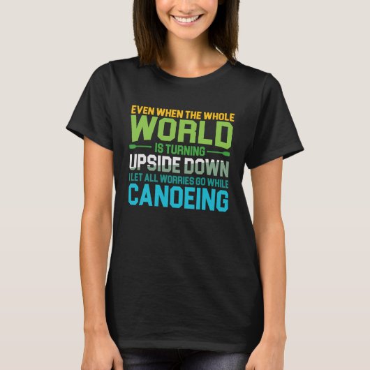 Canoe Canoeing T-shirt (Voorkant)