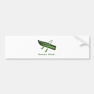 Canoe Club Design Bumpersticker