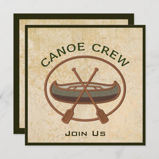 Canoe Crew Kaart (Voorkant / Achterkant)