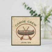 Canoe Crew Kaart (Staand voorkant)