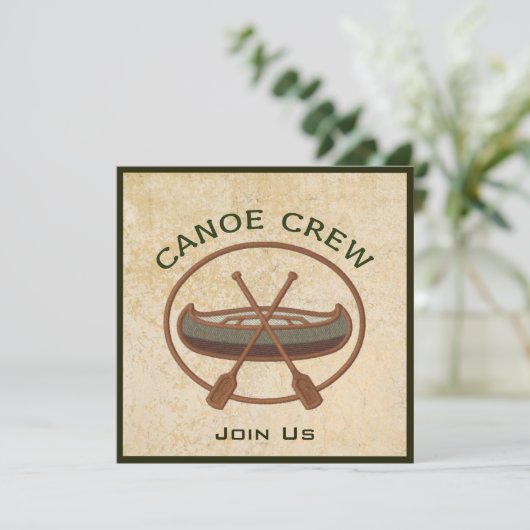 Canoe Crew Kaart (Staand voorkant)