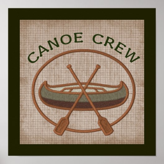 Canoe Crew-kanoewatersport Poster (Voorkant)
