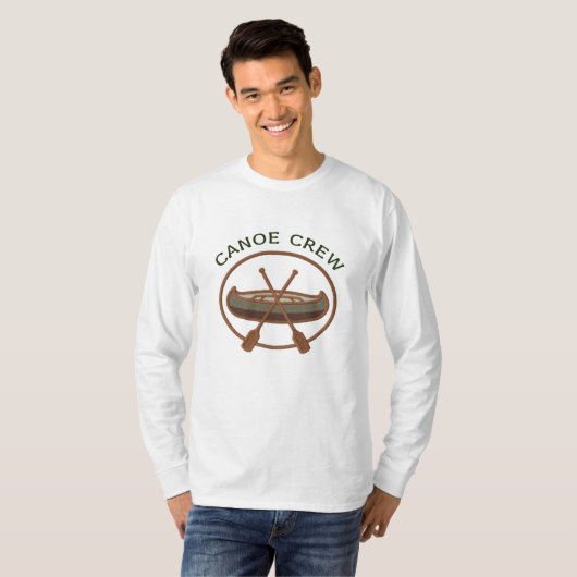 Canoe Crew-kanoewatersport T-shirt (Voorkant volledig)