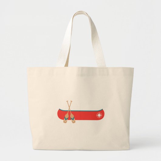 Canoe Grote Tote Bag (Voorkant)