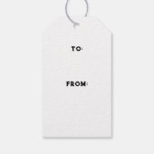 Canoe Kayak Camping Kerstmis Cadeaulabel (Achterkant)