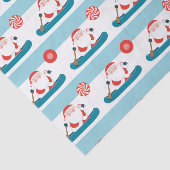 Canoe Kayak Camping Kerstmis Tissuepapier (Detail)