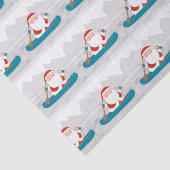 Canoe Kayak - kerstpapier Tissuepapier (Detail)