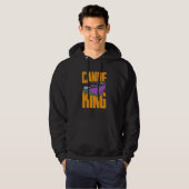 Canoe King Kayaking Canoeing Paddling Kayaker Hoodie (Voorkant volledig)