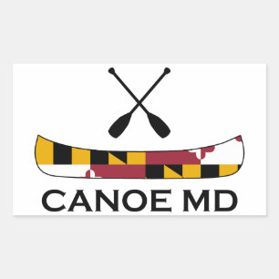 Canoe Maryland Rechthoekige Sticker