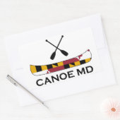 Canoe Maryland Rechthoekige Sticker (Envelop)
