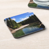 Canoe Meadows Kananaskis Canada Bier Onderzetter (Linkerzijde)