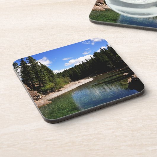 Canoe Meadows Kananaskis Canada Bier Onderzetter (Linkerzijde)