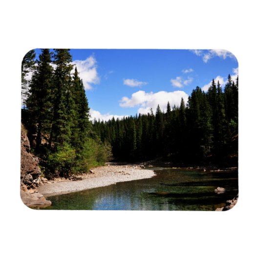 Canoe Meadows Kananaskis Canada Foto Magneet (Horizontaal)