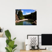 Canoe Meadows Kananaskis Canada Foto Poster (Thuiskantoor)