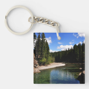 Canoe Meadows Kananaskis Canada Sleutelhanger