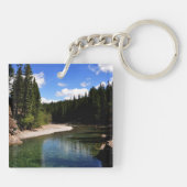 Canoe Meadows Kananaskis Canada Sleutelhanger (Achterkant)