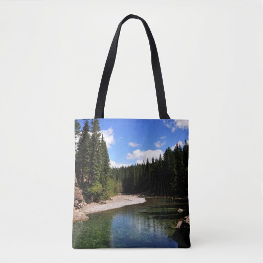 Canoe Meadows Kananaskis Canada Tote Bag (Voorkant)