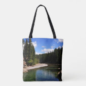 Canoe Meadows Kananaskis Canada Tote Bag (Achterkant)