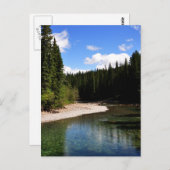 Canoe Meadows Kananaskis Foto Briefkaart (Voorkant / Achterkant)
