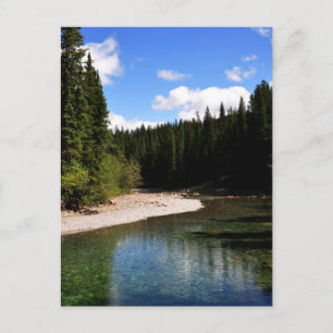 Canoe Meadows Kananaskis Foto Briefkaart
