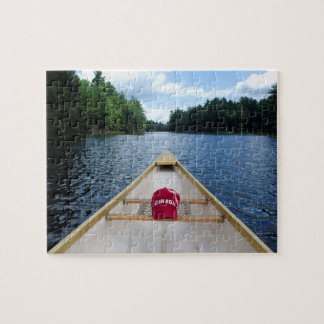 Canoe, Northern Lake, Canada pet puzzle Legpuzzel