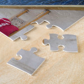 Canoe, Northern Lake, Canada pet puzzle Legpuzzel (Zijkant)