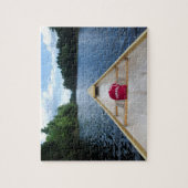 Canoe, Northern Lake, Canada pet puzzle Legpuzzel (Verticaal)