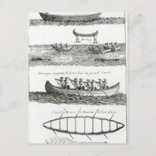 Canoe of the Iroquois Briefkaart