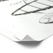 Canoe of the Iroquois Poster (Hoek)