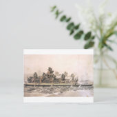 Canoe of the Sandwich Islands. Hawaii. c. 1778 Briefkaart (Staand voorkant)