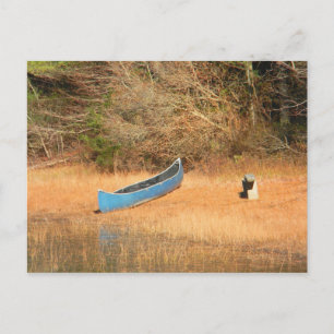 Canoe op een Briefkaart van Pond