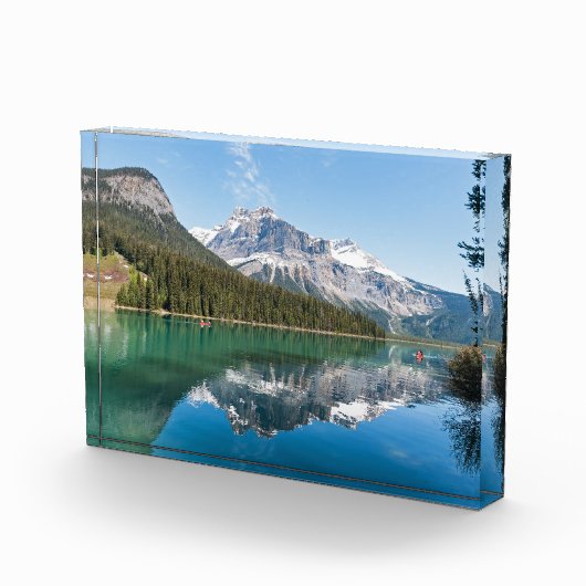 Canoe op het beroemde Emerald Lake - Yoho NP, Cana Fotoblokken (Rechts)