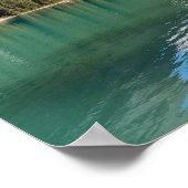 Canoe op het beroemde Emerald Lake - Yoho NP, Cana Poster (Hoek)