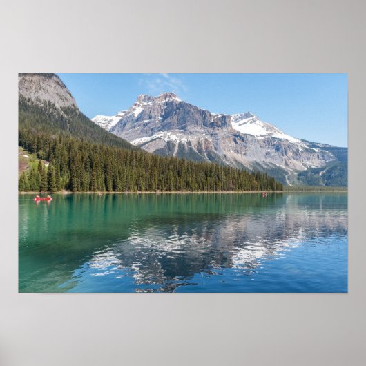 Canoe op het beroemde Emerald Lake - Yoho NP, Cana Poster (Voorkant)