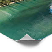 Canoe op het beroemde Emerald Lake - Yoho NP, Cana Poster (Hoek)