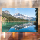 Canoe op het beroemde Emerald Lake - Yoho NP, Cana Raamsticker (Vel 2)