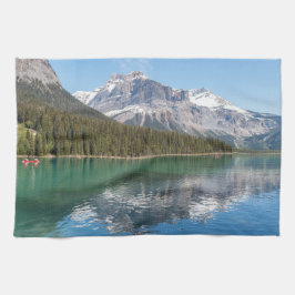 Canoe op het beroemde Emerald Lake - Yoho NP, Cana Theedoek