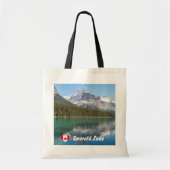 Canoe op het beroemde Emerald Lake - Yoho NP, Cana Tote Bag (Voorkant)