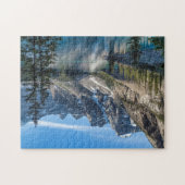 Canoe op het meer Moraine Legpuzzel (Horizontaal)