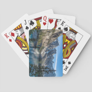 Canoe op het meer Moraine Pokerkaarten