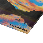 Canoe op het Sunset Lake Snijplank (Hoek)