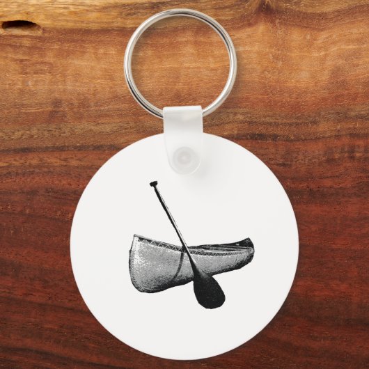 Canoe & Paddle Sleutelhanger (Voorkant)
