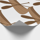 Canoe & Paddles Cadeaupapier (Hoek)