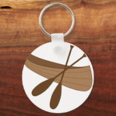 Canoe & Paddles Sleutelhanger (Voorkant)