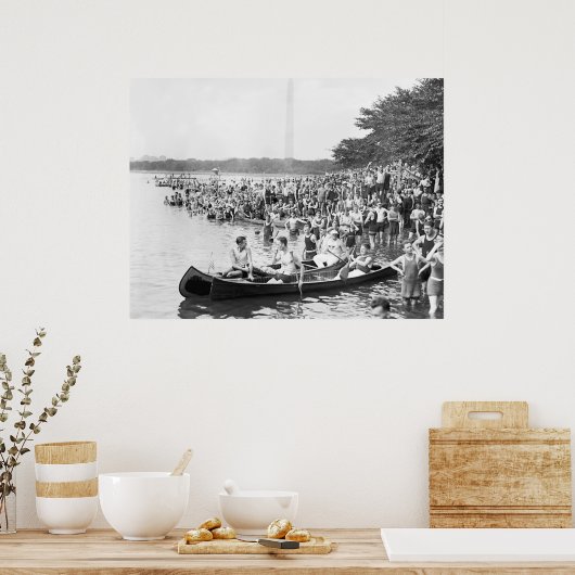 Canoe Regatta: 1924 Poster (Keuken)