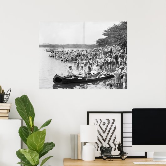 Canoe Regatta: 1924 Poster (Thuiskantoor)
