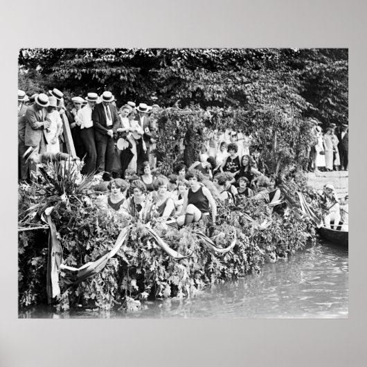 Canoe Regatta and Water Carnival: 1924 Poster (Voorkant)